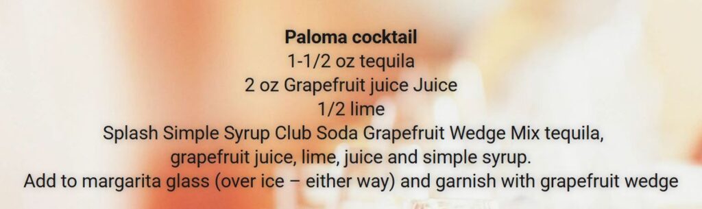 Paloma Cocktail